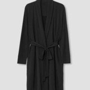 NWT Universal Standard Rachele Lounge Robe in Black - 4XS fits sizes 00-0